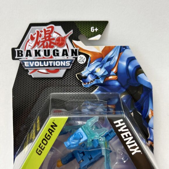 Bakugan Evolutions Geogan Hyenix Baku-Action Figure with Cards by Spin Master - Picture 2 of 9